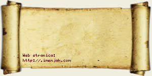 Slađana Backović vizit kartica